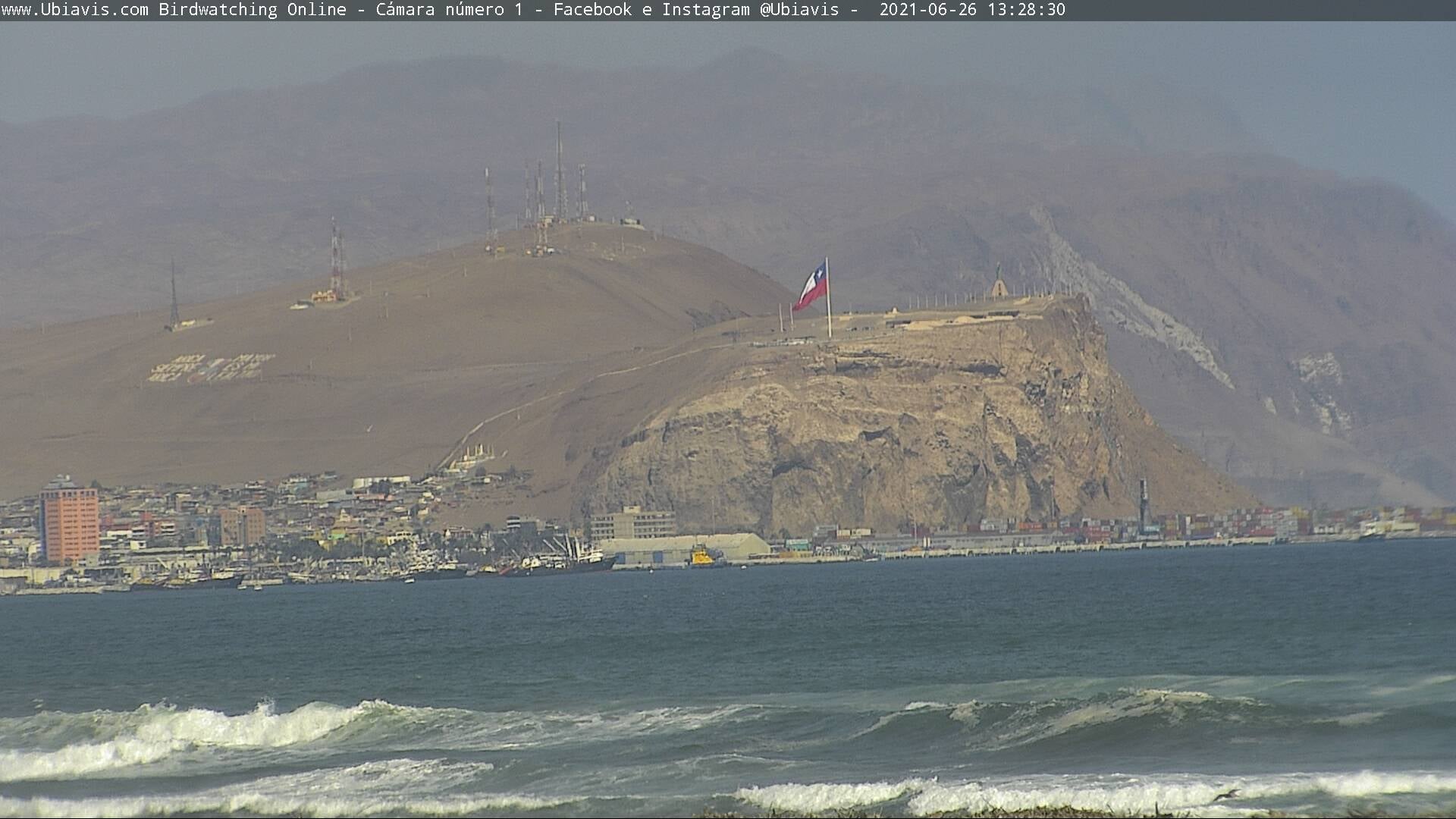 Vista al morro de Arica